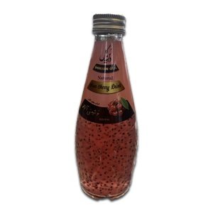 Sour Cherry Basil Seed Drink