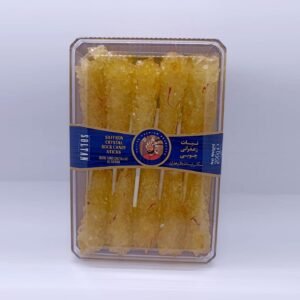 Saffron Crystal Rock Candy Sticks